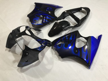 00-02 Blaues Flame-Kit ZX6R Motorrad Verkleidung