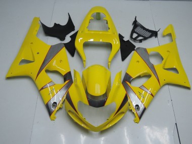 00-02 Gelb & Silber GSXR 1000 Motorrad Verkleidung