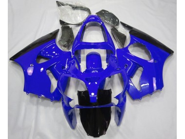 00-02 Glänzend Blau & Schwarz ZX6R Motorrad Verkleidung