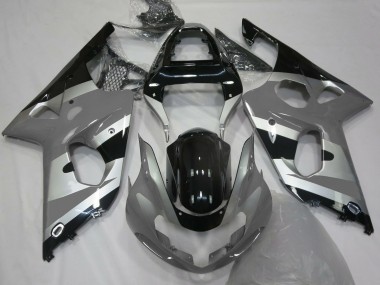 00-02 Grau-Silber OEM-Stil GSXR 1000 Motorrad Verkleidung