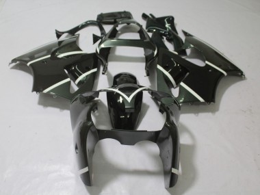 00-02 Metallic Grau & Schwarz ZX6R Motorrad Verkleidung