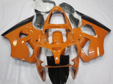 00-02 Orange Glänzend & Schwarz ZX6R Motorrad Verkleidung