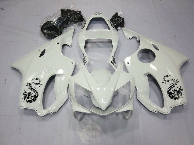 01-03 Dragon White CBR600 F4i Motorrad Verkleidung 01-03 Dragon White CBR600 F4i Motorrad Verkleidung
