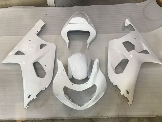 01-03 Weiß GSXR 600-750 Motorrad Verkleidung 01-03 Weiß GSXR 600-750 Motorrad Verkleidung