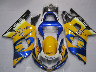 01-03 Gelb Corona GSXR 600-750 Motorrad Verkleidung