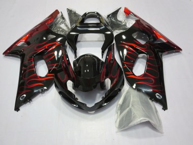 01-03 Gelb Jordan GSXR 600-750 Motorrad Verkleidung