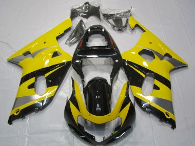01-03 Gelb OEM Stil GSXR 600-750 Motorrad Verkleidung