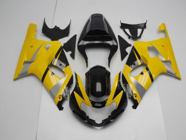 01-03 Gelb & Schwarz GSXR 600-750 Motorrad Verkleidung