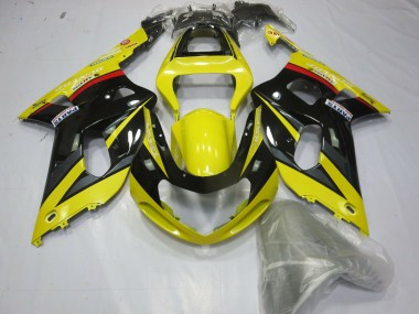 01-03 Gelb Schwarz & Grau GSXR 600-750 Motorrad Verkleidung