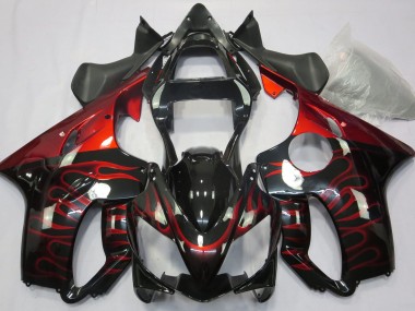 01-03 Rot Flamme CBR600 F4i Motorrad Verkleidung