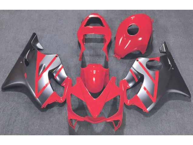 01-03 Rot & Matt Silber CBR600 F4i Motorrad Verkleidung 01-03 Rot & Matt Silber CBR600 F4i Motorrad Verkleidung