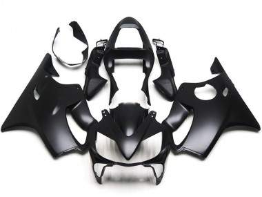 01-03 Schlichte Matt Schwarz CBR600 F4i Motorrad Verkleidung