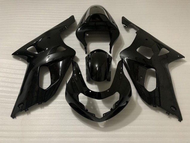01-03 Schwarz Glanz GSXR 600-750 Motorrad Verkleidung 01-03 Schwarz Glanz GSXR 600-750 Motorrad Verkleidung