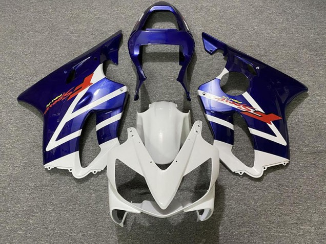 01-03 Tiefes Blau & Weiß CBR600 F4i Motorrad Verkleidung 01-03 Tiefes Blau & Weiß CBR600 F4i Motorrad Verkleidung
