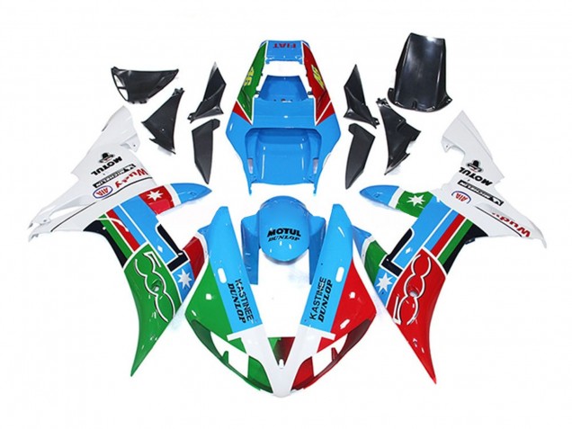 02-03 500 Hellblau R1 Motorrad Verkleidung 02-03 500 Hellblau R1 Motorrad Verkleidung