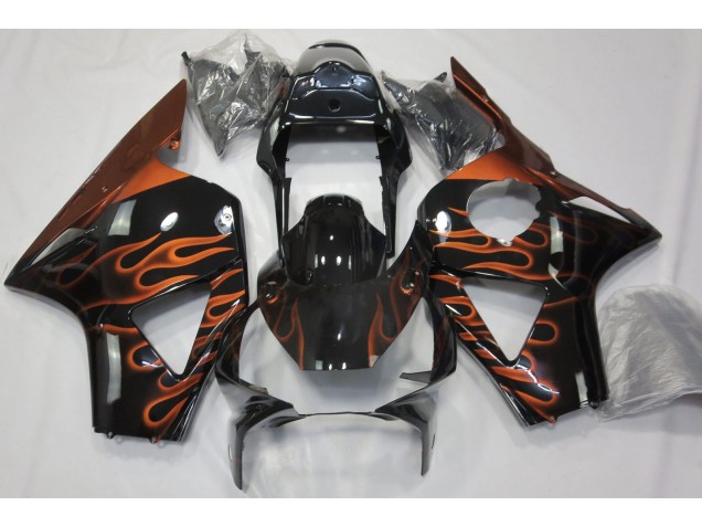 02-03 Orange Flamme CBR954RR Motorrad Verkleidung 02-03 Orange Flamme CBR954RR Motorrad Verkleidung