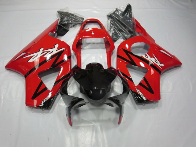 02-03 Rot Glänzend & Schwarz CBR954RR Motorrad Verkleidung 02-03 Rot Glänzend & Schwarz CBR954RR Motorrad Verkleidung