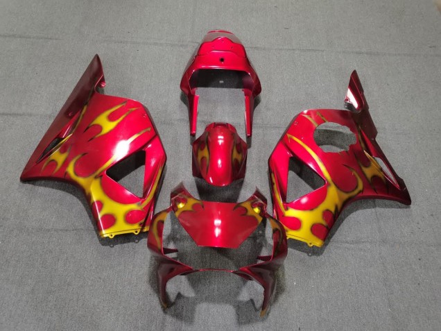 02-03 Rot & Gold-Stil CBR954RR Motorrad Verkleidung