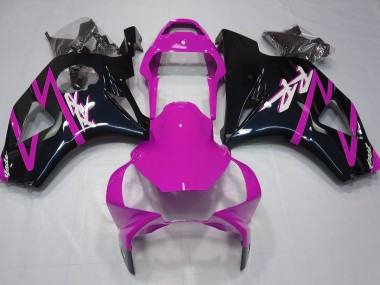 02-03 Schwarz Glänzend & Pink CBR954RR Motorrad Verkleidung