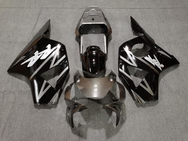 02-03 Silber Glänzend & Schwarz CBR954RR Motorrad Verkleidung
