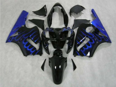 02-05 Blaue Flamme ZX12R Motorrad Verkleidung