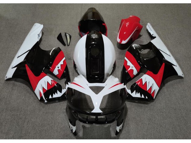 02-05 Rot Hai ZX12R Motorrad Verkleidung