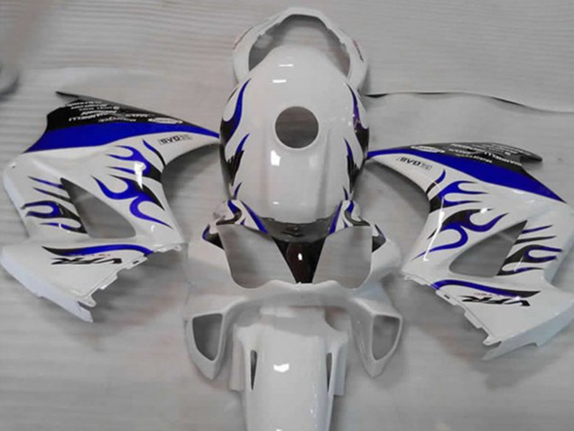 02-12 Weiß Blau Flamme VFR800 Motorrad Verkleidung 02-12 Weiß Blau Flamme VFR800 Motorrad Verkleidung