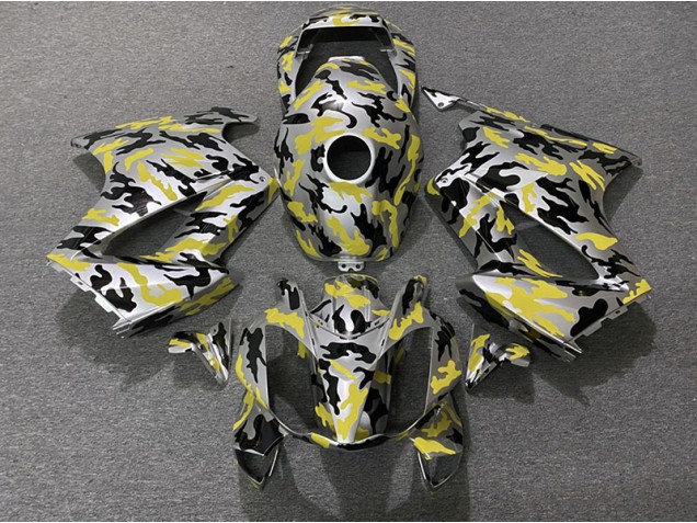02-12 Gelb Tarnung VFR800 Motorrad Verkleidung 02-12 Gelb Tarnung VFR800 Motorrad Verkleidung