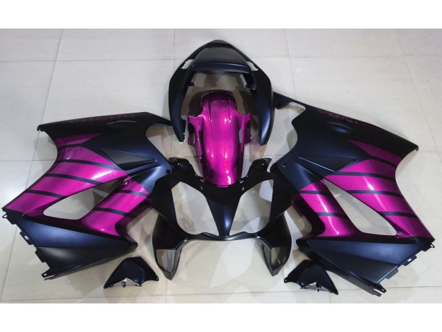 02-12 Matt Schwarz & Pink VFR800 Motorrad Verkleidung 02-12 Matt Schwarz & Pink VFR800 Motorrad Verkleidung