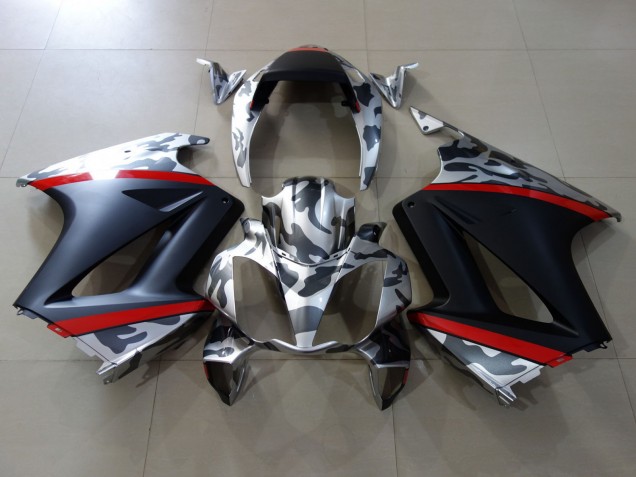 02-12 Matt & Tarnung VFR800 Motorrad Verkleidung