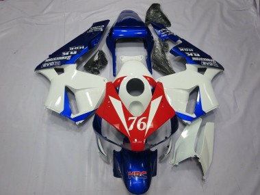 03-04 76 Weiß & Rot CBR600RR Motorrad Verkleidung