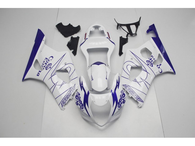 03-04 Blau & Weiß Corona GSXR 1000 Motorrad Verkleidung 03-04 Blau & Weiß Corona GSXR 1000 Motorrad Verkleidung