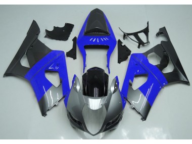 03-04 Blausilber & Schwarz GSXR 1000 Motorrad Verkleidung