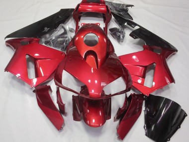 03-04 Candy Red Plain CBR600RR Motorrad Verkleidung