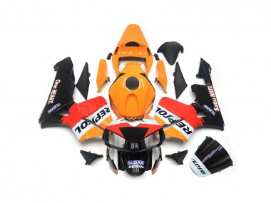 03-04 Ein Herz Repsol CBR600RR Motorrad Verkleidung