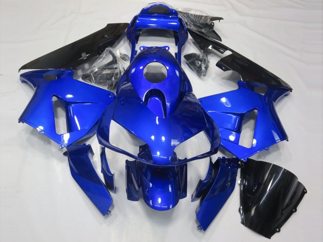 03-04 Glänzend Blau & Schwarz CBR600RR Motorrad Verkleidung 03-04 Glänzend Blau & Schwarz CBR600RR Motorrad Verkleidung