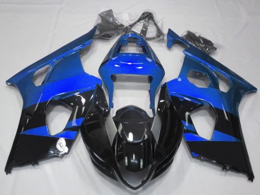 03-04 Glänzend Blau & Schwarz GSXR 1000 Motorrad Verkleidung