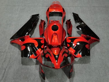 03-04 Glänzend Dunkelorange CBR600RR Motorrad Verkleidung