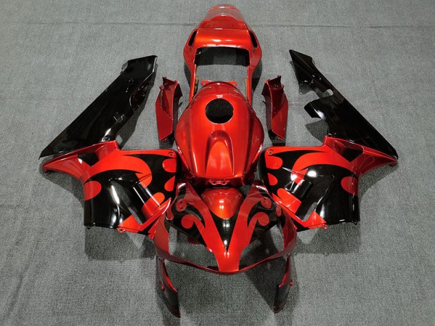 03-04 Glänzend Dunkelorange CBR600RR Motorrad Verkleidung 03-04 Glänzend Dunkelorange CBR600RR Motorrad Verkleidung