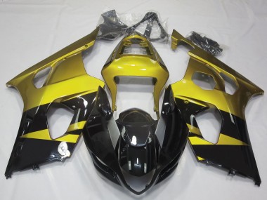 03-04 Glänzend Gelb & Schwarz GSXR 1000 Motorrad Verkleidung