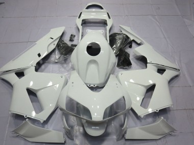 03-04 Glänzend Weiß Schlicht CBR600RR Motorrad Verkleidung