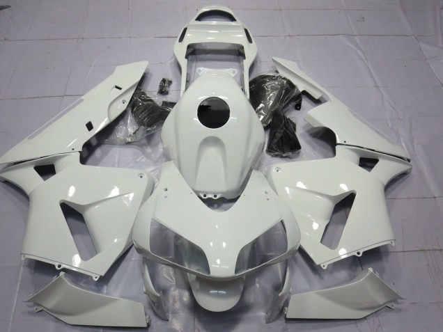 03-04 Glänzend Weiß Schlicht CBR600RR Motorrad Verkleidung
