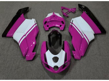 03-04 Glanzrosa & Weiß Ducati 749 999 Motorrad Verkleidung