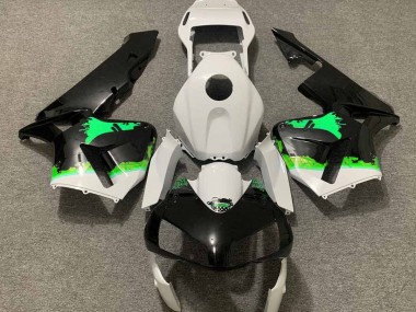 03-04 Grüne Spritzer CBR600RR Motorrad Verkleidung