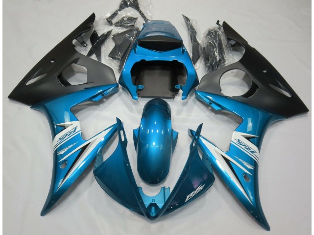 03-04 Hellblau & Weiß R6 Motorrad Verkleidung