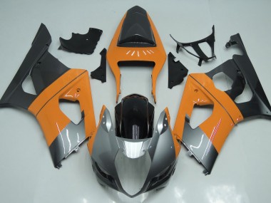 03-04 Hellorange Silber & Schwarz GSXR 1000 Motorrad Verkleidung