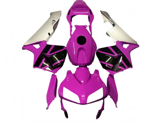 03-04 Hot Pink & Matt Silber CBR600RR Motorrad Verkleidung