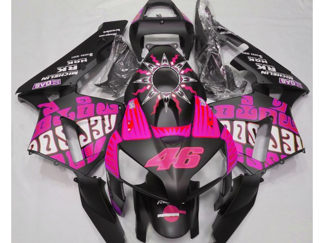 03-04 Hot Pink Rossi Repsol CBR600RR Motorrad Verkleidung