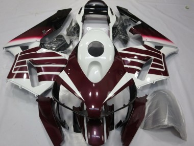 03-04 Lila & Weiß CBR600RR Motorrad Verkleidung
