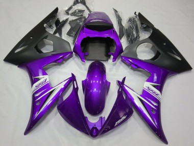03-04 Lila-Weiß R6 Motorrad Verkleidung